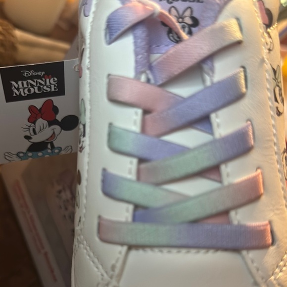 Disney White and Pink Sneakers with Playful Design - Picture 7 of 16